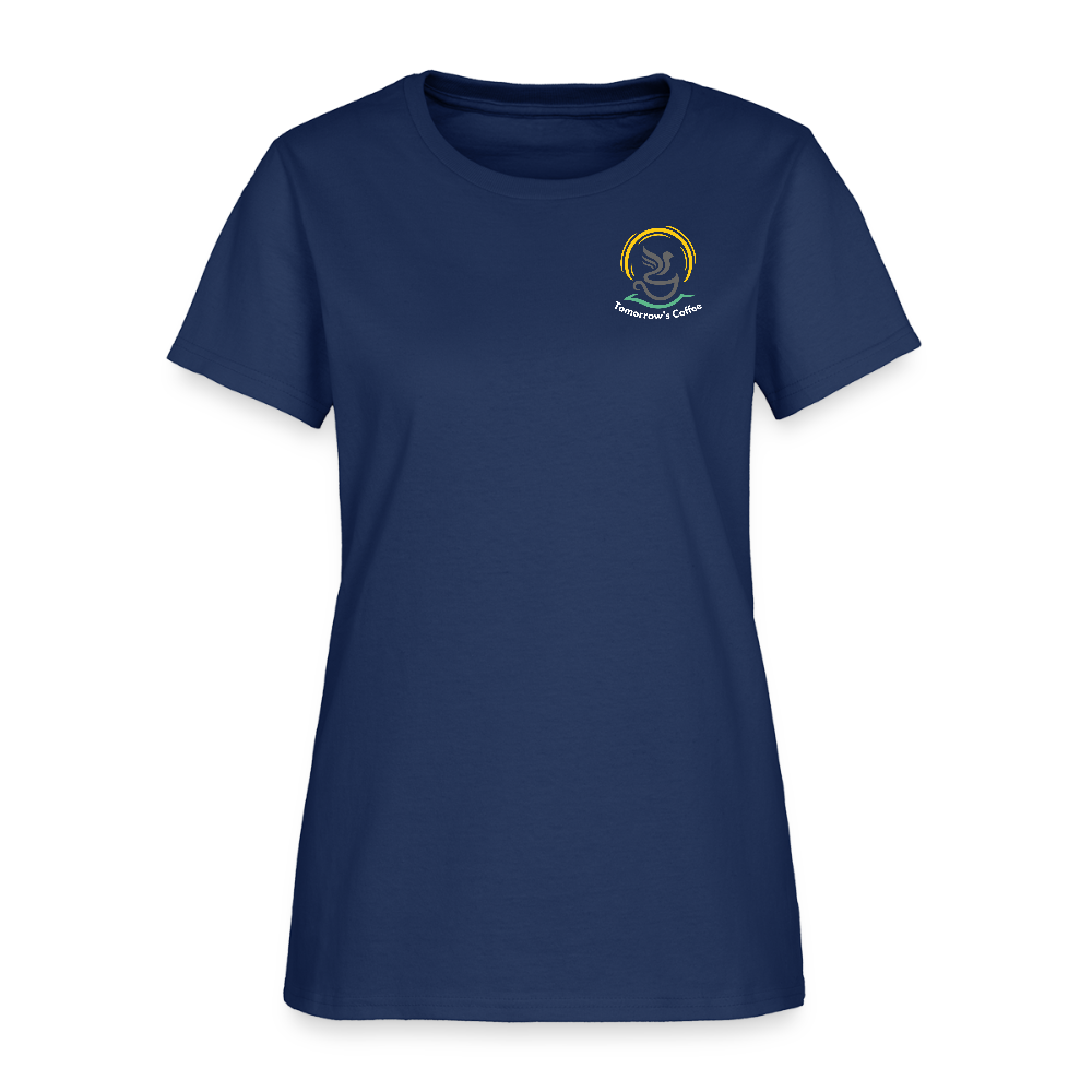 Women's T-Shirt | Sip Happens. - blue dusk