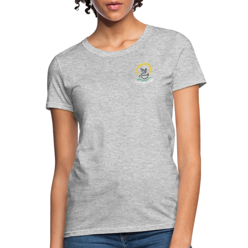 Women's T-Shirt | Drink Coffee. Save Birds. - heather gray