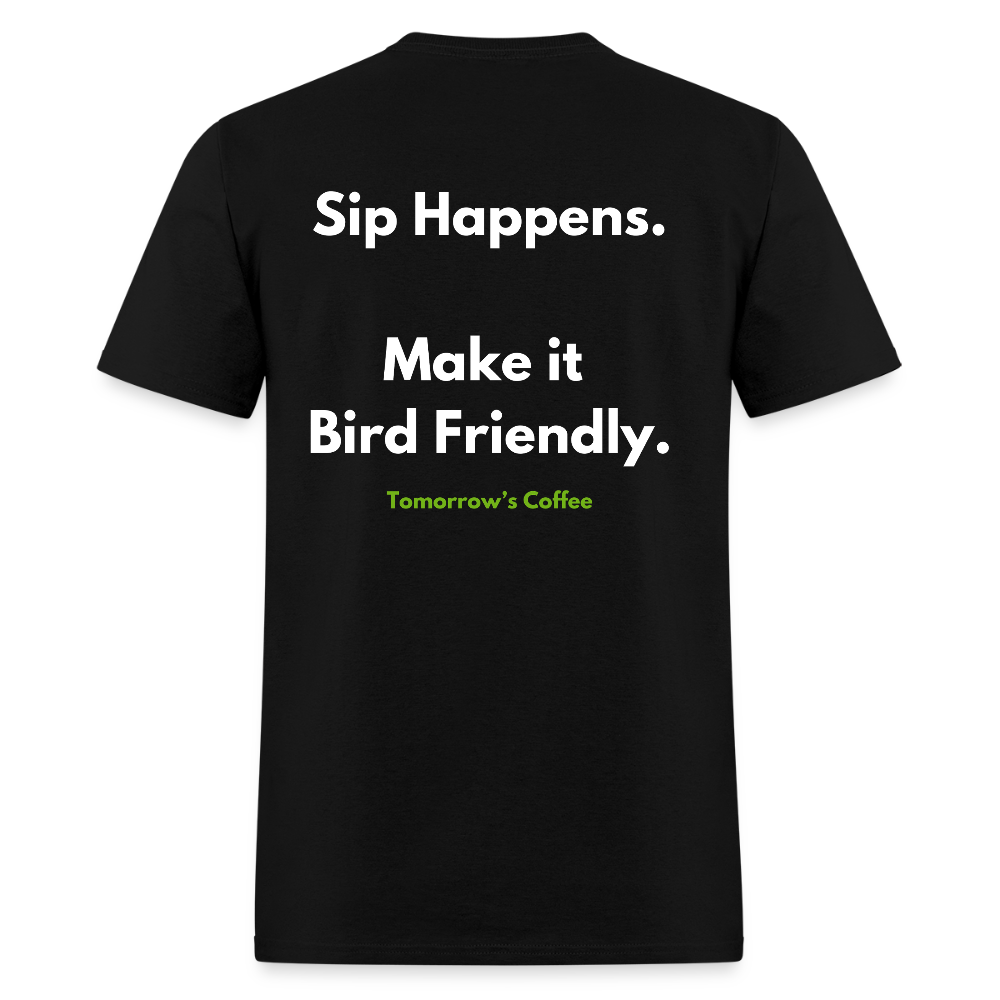 Men's T-Shirt | Sip Happens. - black