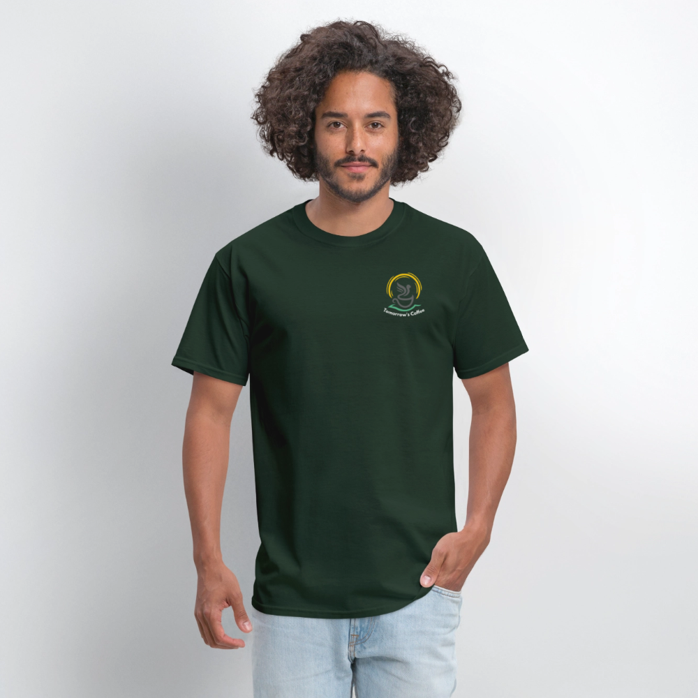 Men's T-Shirt | Drink Coffee. Save Birds. - forest green