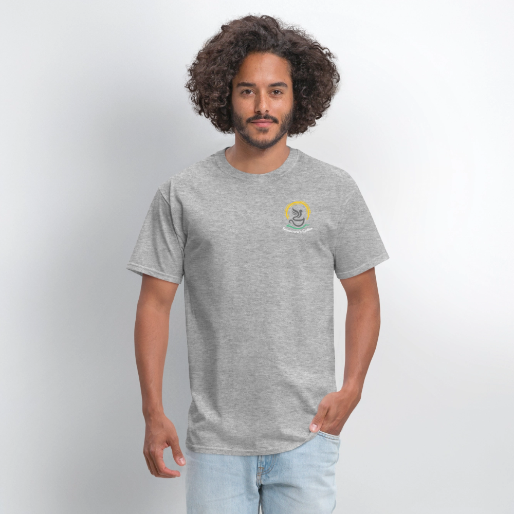 Men's T-Shirt | Drink Coffee. Save Birds. - heather gray