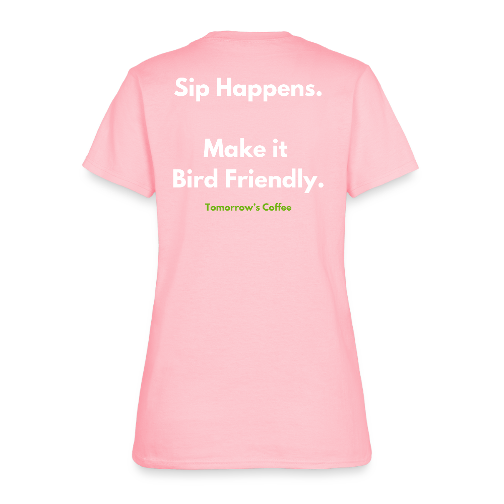 Women's T-Shirt | Sip Happens. - pink