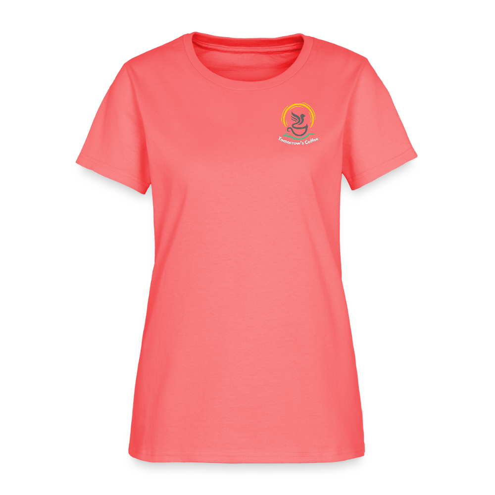 Women's T-Shirt | The Birds are Watching. - coral