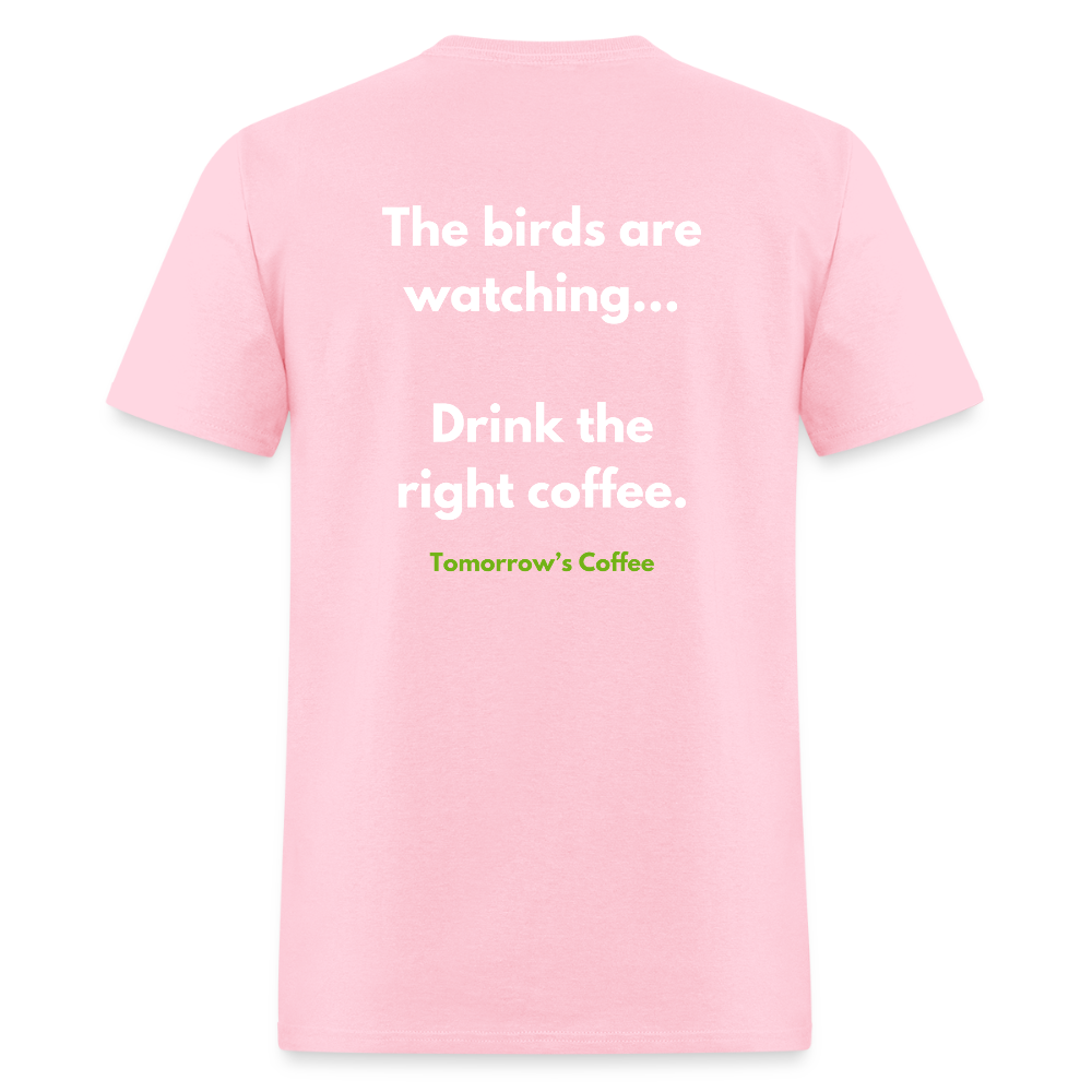 Men's T-Shirt | The Birds are Watching. - pink