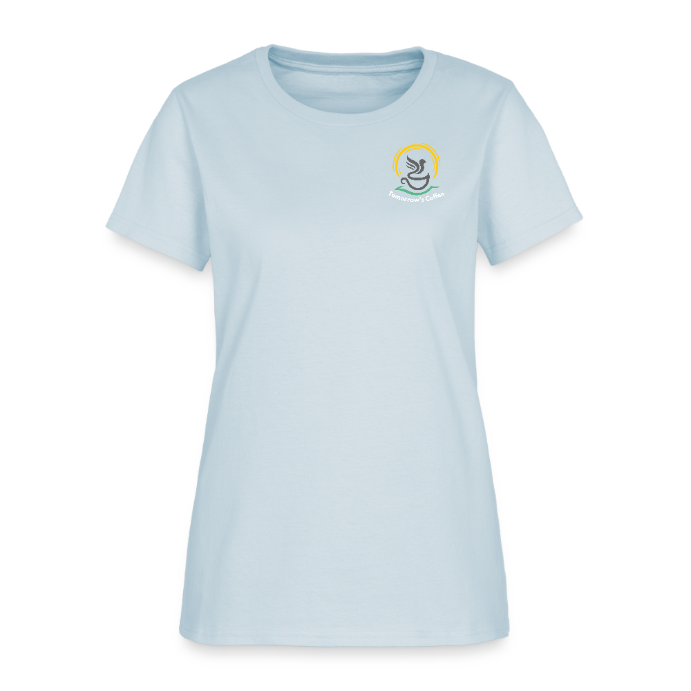 Women's T-Shirt | The Birds are Watching. - light blue