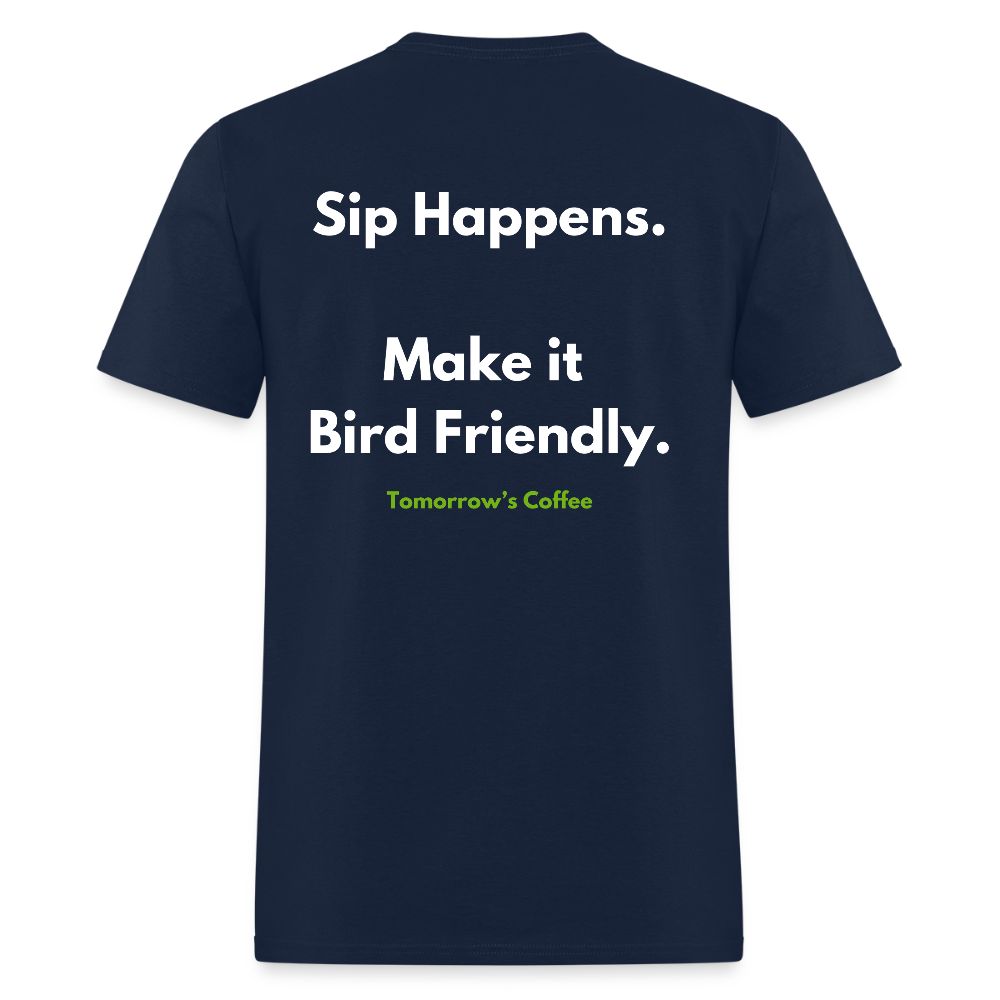 Men's T-Shirt | Sip Happens. - navy