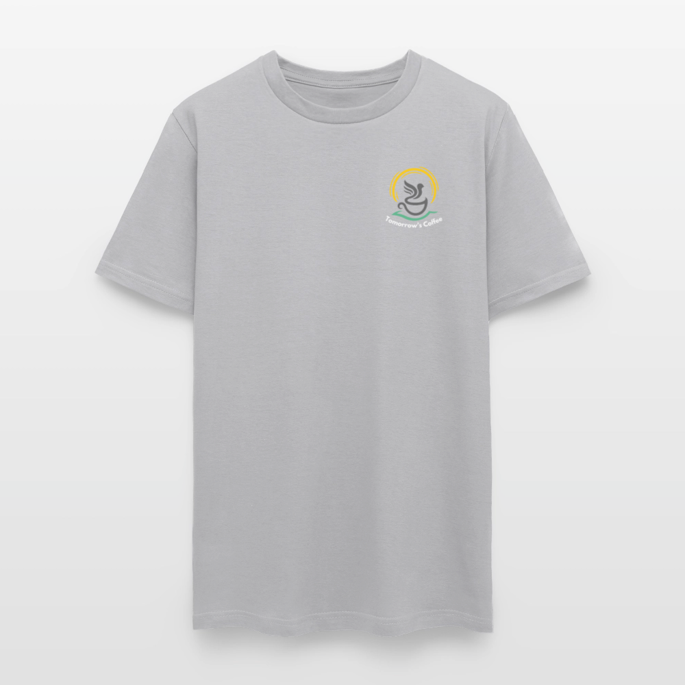 Men's T-Shirt | I Drink the Best Coffee FOR the World - gravel 