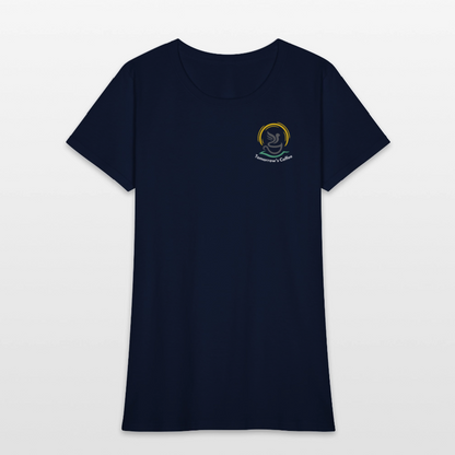 Women's T-Shirt | I Drink the Best Coffee FOR the World - navy