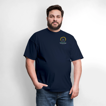 Men's T-Shirt | The Birds & The Beans Talk. - navy