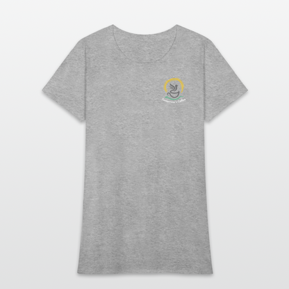 Women's T-Shirt | I Drink the Best Coffee FOR the World - heather gray
