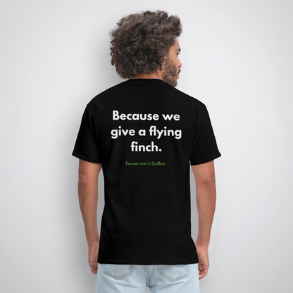 Men's Shirt - We give a flying finch. - black