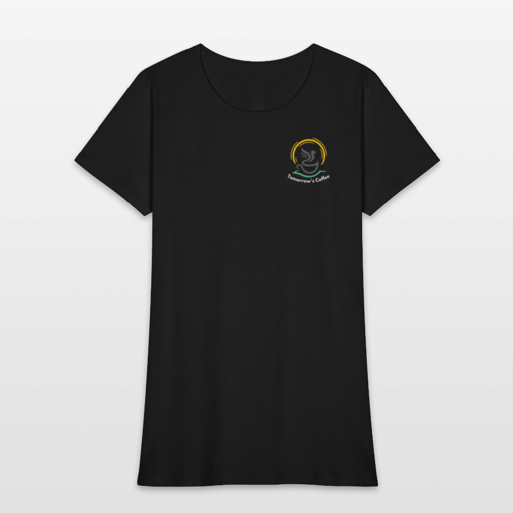Women's T-Shirt | I Drink the Best Coffee FOR the World - black