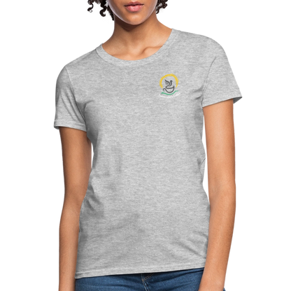 Women's T-Shirt | Drink Coffee. Save Birds. - heather gray