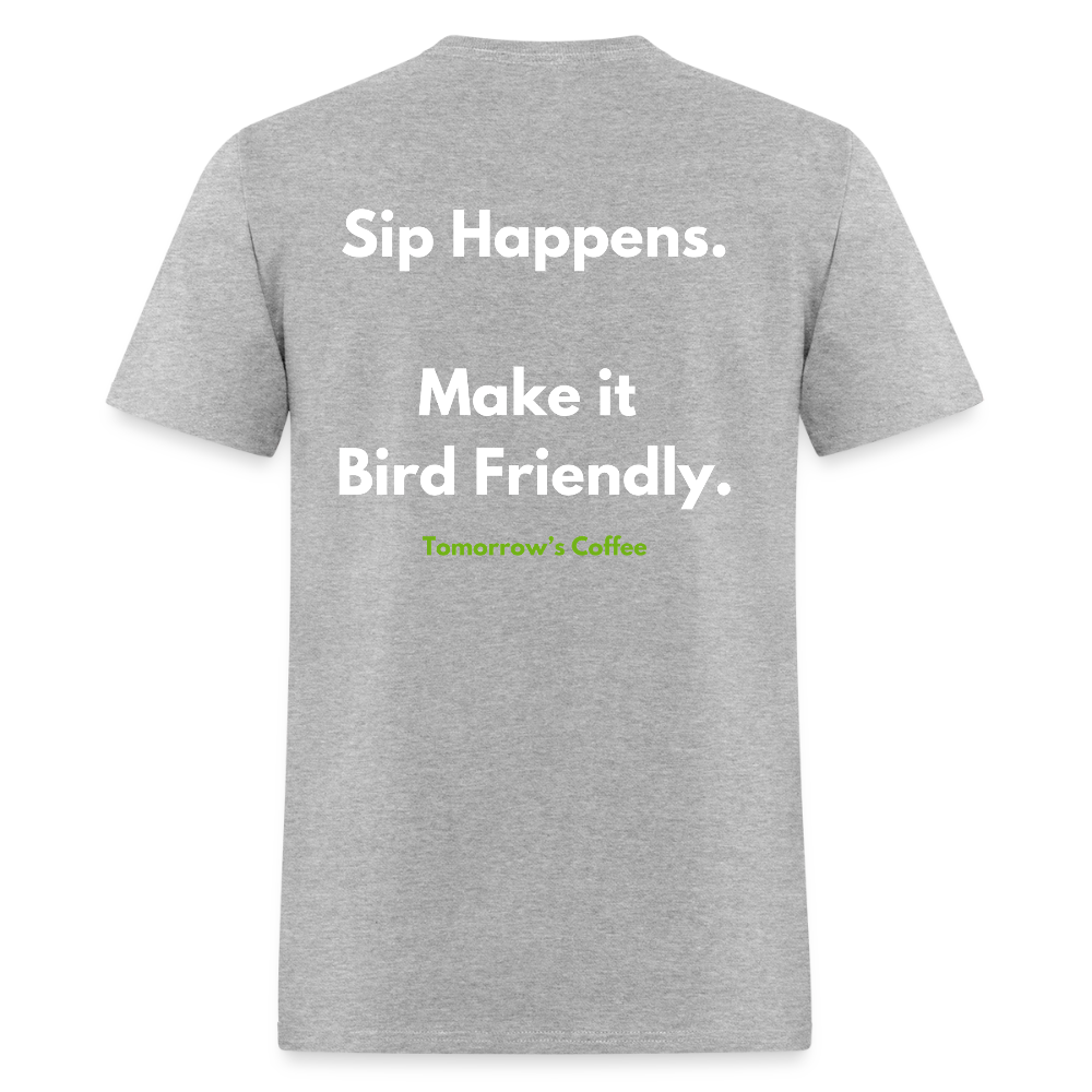 Men's T-Shirt | Sip Happens. - heather gray