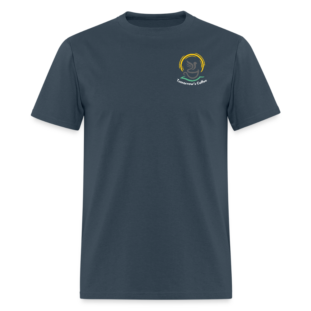 Men's T-Shirt | The Birds are Watching. -  blue dusk