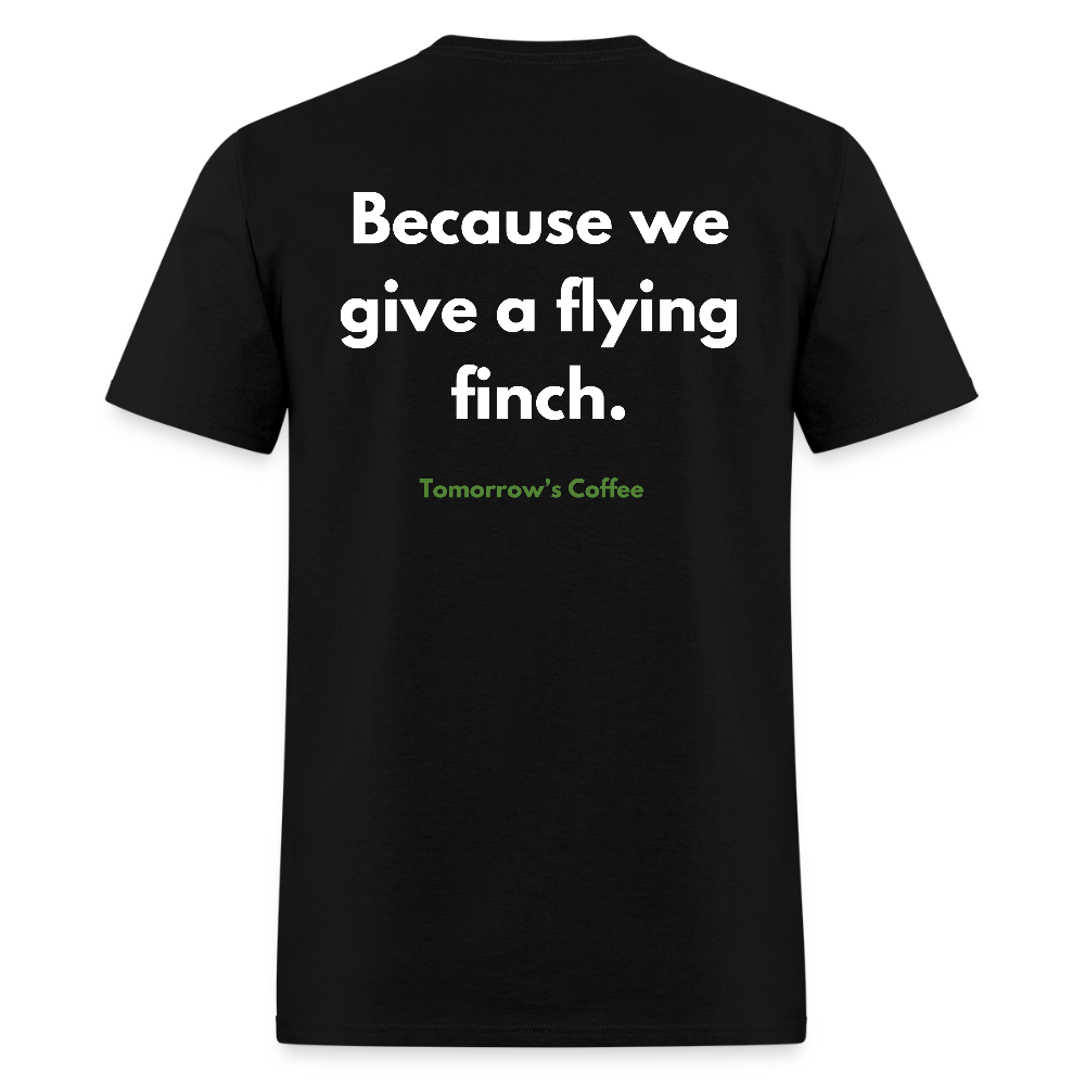 Men's Shirt - We give a flying finch. - black