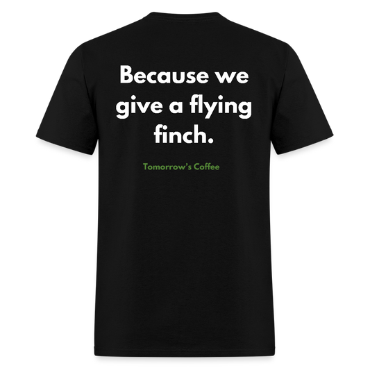 Men's Shirt - We give a flying finch. - black