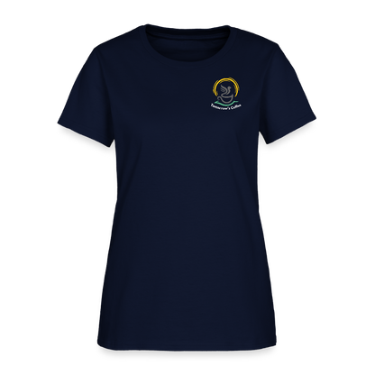 Women's T-Shirt | Drink Coffee. Save Birds. - navy