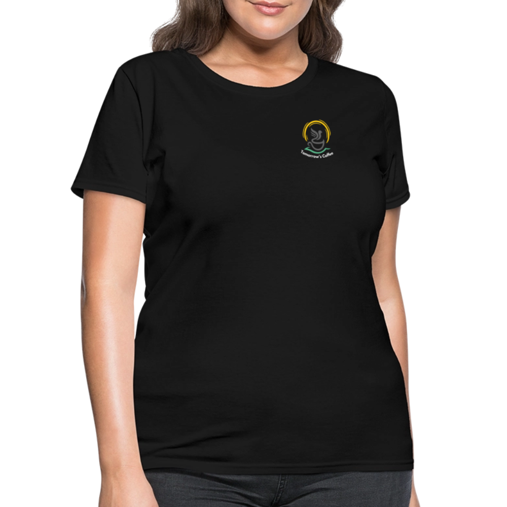 Women's T-Shirt | I Drink the Best Coffee FOR the World - black