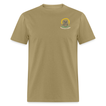 Men's T-Shirt | I Drink the Best Coffee FOR the World - khaki
