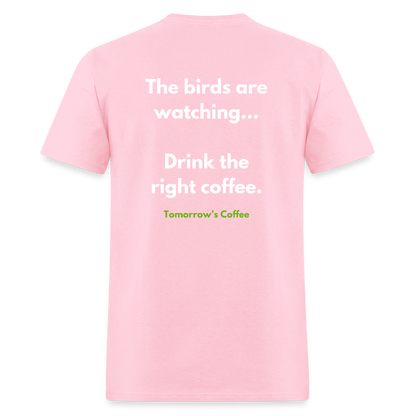 Men's T-Shirt | The Birds are Watching. - pink