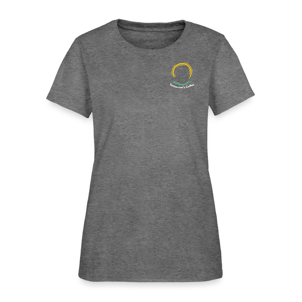 Women's T-Shirt | The Birds & The Beans Talk. - graphite heather