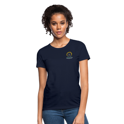 Women's T-Shirt | Sip Happens. - navy
