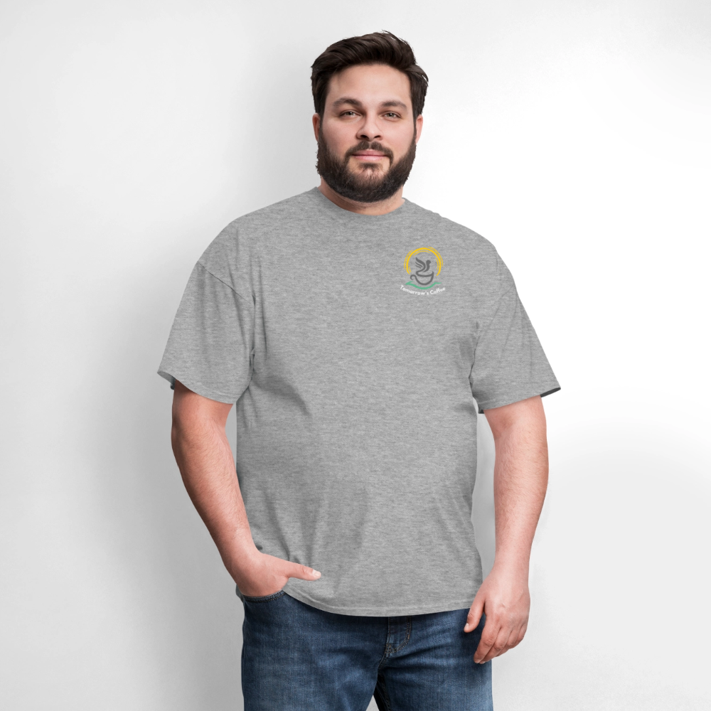 Men's T-Shirt | The Birds & The Beans Talk. - heather gray