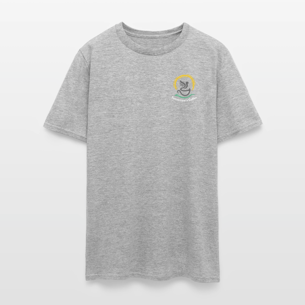Men's T-Shirt | I Drink the Best Coffee FOR the World - heather gray