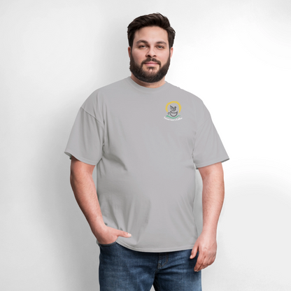 Men's T-Shirt | The Birds & The Beans Talk. - gravel 