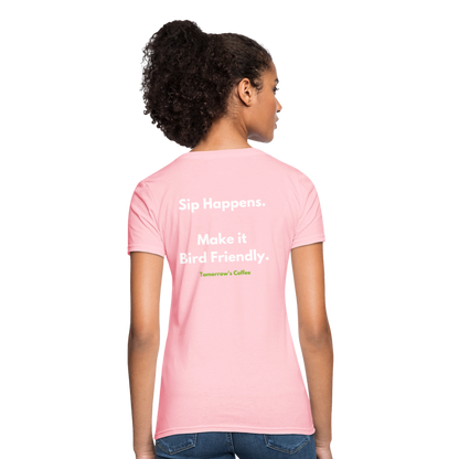 Women's T-Shirt | Sip Happens. - pink