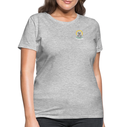 Women's T-Shirt | I Drink the Best Coffee FOR the World - heather gray