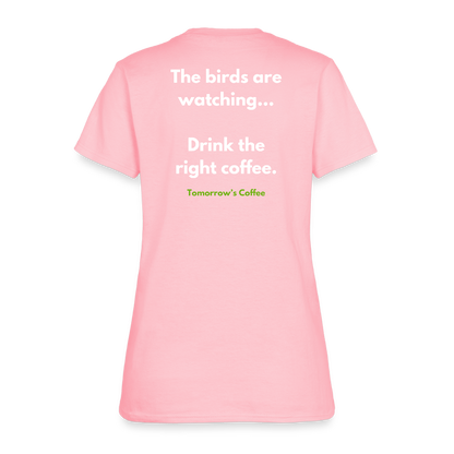 Women's T-Shirt | The Birds are Watching. - pink