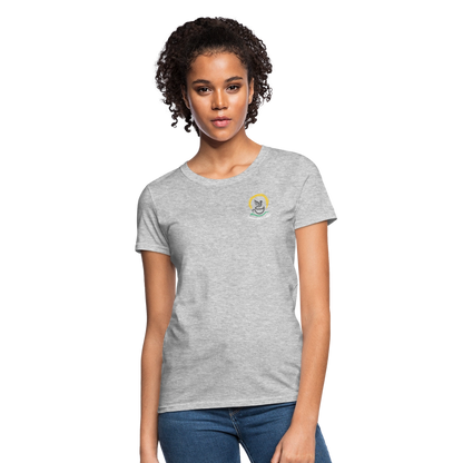 Women's T-Shirt | Sip Happens. - heather gray
