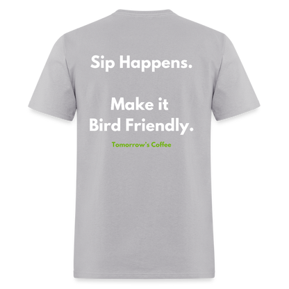 Men's T-Shirt | Sip Happens. - gravel 
