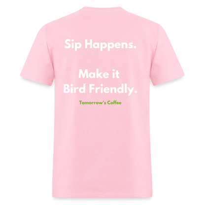 Men's T-Shirt | Sip Happens. - pink